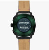 FOSSIL [Offizielle Hauptsitz Echte] LE1252 (Minecraft) Chronograph Herrenuhr aus Leder 160615778 [P]