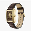 Fossil Men's Leather Square Watch ME3281 160615802 [P]