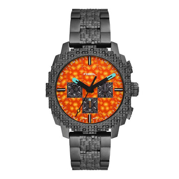 FOSSIL LE1251 (Minecraft) メンズメタルウォッチ クロノグラフ 160615805 [P]