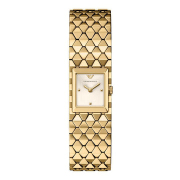 ARMANI Damen-Metallarmbanduhr im quadratischen Design 160615872 [P]