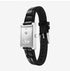 ARMANI Damen Lederarmbanduhr Quadrat 160615881 [P]
