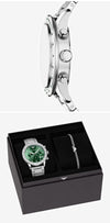 Armani Chronograph Bracelet Set Men's Metal Watch 160615961 [P]