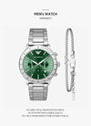 Armani Chronograph Bracelet Set Men's Metal Watch 160615961 [P]