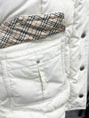 BURBERRY アイボリーブルーラベルダウンパディング 4VBUO27402 122637632 [P]