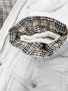 BURBERRY アイボリーブルーラベルダウンパディング 4VBUO27402 122637632 [P]