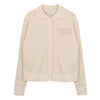 MAISON KITSUNE Handgeschriebene gerippte Komfortstrickjacke 139308709 [P]
