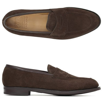 Edward Green Mink Suede Flat Loafers E Piccadilly 184 160617295 [P]