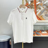 BURBERRY Icon Streifen Piqué Polo Shirt Weiß L 160617675 [P]