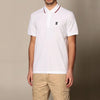 BURBERRY Icon Streifen Piqué Polo Shirt Weiß L 160617675 [P]