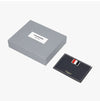 Thom Browne Wallet Pebble Grain Stitch Three-Line Tab Card Holder 140974329 [P]