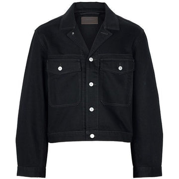 LEMAIRE Schwarze Trucker-Denim-Jacke 155449149 [P]