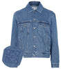 LOEWE Jeanjacke in Dunkelblau mit Anagramm 26SS H526Y50X32 5320 157340599 [P]