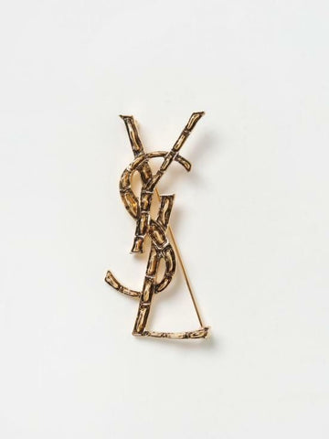 SAINT LAURENT オピウム クロコダイル ブローチ 470371 Y1500 8030 142599887 [P]