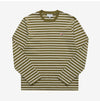 MAISON KITSUNE Fuchs Kopf Patch Streifen Herren Langarmshirt LM00105KJ0046 S394 144569978 [P]