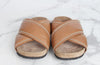 Brunello Cucinelli Leather Slippers Brown 37.5 (245) 160623087 [P]