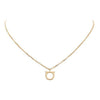 Salvatore Ferragamo Gancini Earring & Necklace Set 76-0119, 76-0133 157204037 [P]