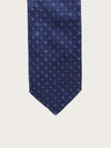 Louis Vuitton Blue Marine Cravat Monogram Cozy Tie 160627101 [P]
