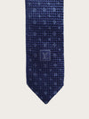 Louis Vuitton Blue Marine Cravat Monogram Cozy Tie 160627101 [P]