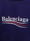 Balenciaga Blue Wave Logo Printed T-Shirt 160627178 [P]