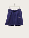 Balenciaga Blue Wave Logo Embroidered Shorts 160627191 [P]