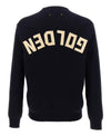 GOLDEN GOOSE Logo Baumwoll Rundhalsausschnitt Pullover 160628160 [P]