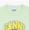 GANNI Damen T-Shirt Kurzarm 160628257 [P]