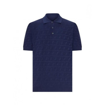 Fendi Short Sleeve Knit Polo Shirt 160628326 [P]
