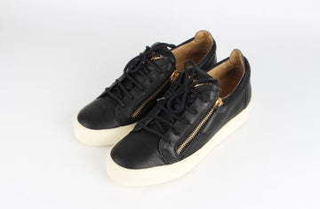 Giuseppe Zanotti Sneakers with Gold Logo Patch 160628412 [P]