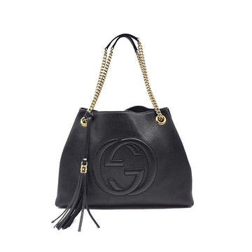 GUCCI Soho Quasten-Ketten-Schultertasche (536196) L577772 160628441 [P]