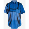 ENGINEERED GARMENTS Popover BD Shirt Blue Cotton Big Plaid MP014 ES050 160628495 [P]