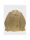 ENGINEERED GARMENTS ショートトレンチコートジャケット C カーキ Nyco 160628523 [P]