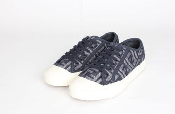 Fendi FF Jacquard Denim Sneakers 39(260) 160628528 [P]