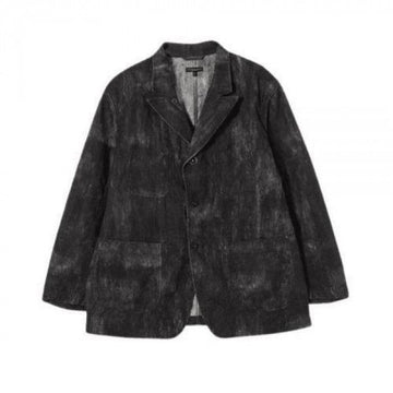 ENGINEERED GARMENTS Bedford Jacket Black Cotton Distressed 160628543 [P]