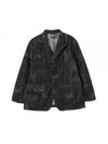 ENGINEERED GARMENTS Bedford-Jacke Schwarz Baumwolle Distressed 160628543 [P]
