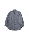 ENGINEERED GARMENTS Work Shirt B Indigo Cotton Chambray 24F1A007 PS017 ZT194 160628551 [P]