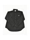 DANTON Regelmäßiges Polo-Fleece-Hemd mit Kragen DTA0549 PYF Schwarz 160629506 [P]