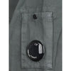 CP COMPANY Gabardine Überhemd mit Netzorganischem Reißverschluss 20CMOS156A 110143G 921 160629682 [P]