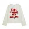 COMME DES GARCONS Strawberry Westphal Logo Strickwaren NQ N002 S26 2 Weiß 160629746 [P]