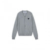 COMME DES GARCONS ブラックハートワッペンウールカーディガンAX N024 051 2 160629752 [P]