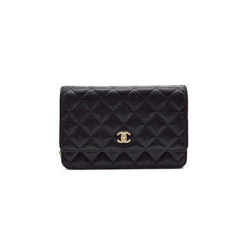 CHANEL Caviar Turnlock WOC Mini Crossbody Bag L808335 160629876 [P]