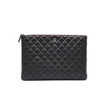 CHANEL Caviar Clutch Large L595069 160630555 [P]