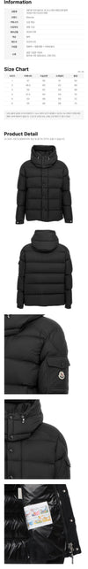 Moncler MAYA 70 Logo Patch Padded Jacket Black 159879800 [P]