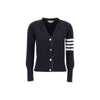 Thom Browne Classic V-Neck Wool Cardigan Navy 159308419 [P]