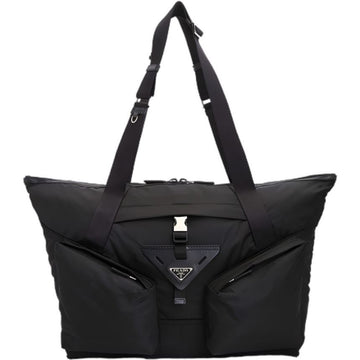 PRADA ナイロンレザー トラベル トートバッグ 160645201 [P]