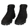 MONCLER Peak City ヌバック & スエード アンクルブーツ (4F00070 M6882 999) 160646395 [P]