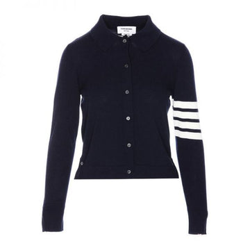 THOM BROWNE 4-Bar Streifen Baumwollhemd 160646399 [P]