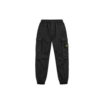 STONE ISLAND Cargo Jogginghose mit Patch aus Baumwolle schwarz L2S15 3100031 S0A10 V0029 160646980 [P]