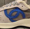 CHANEL CCロゴスエードスニーカー 36.5(235) 160663363 [P]