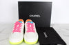 CHANEL Sneaker mit weißem Logo 38.5(255) 160663460 [P]