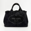 PRADA Denim Tote Bag mit goldenem Logo 160663930 [P]